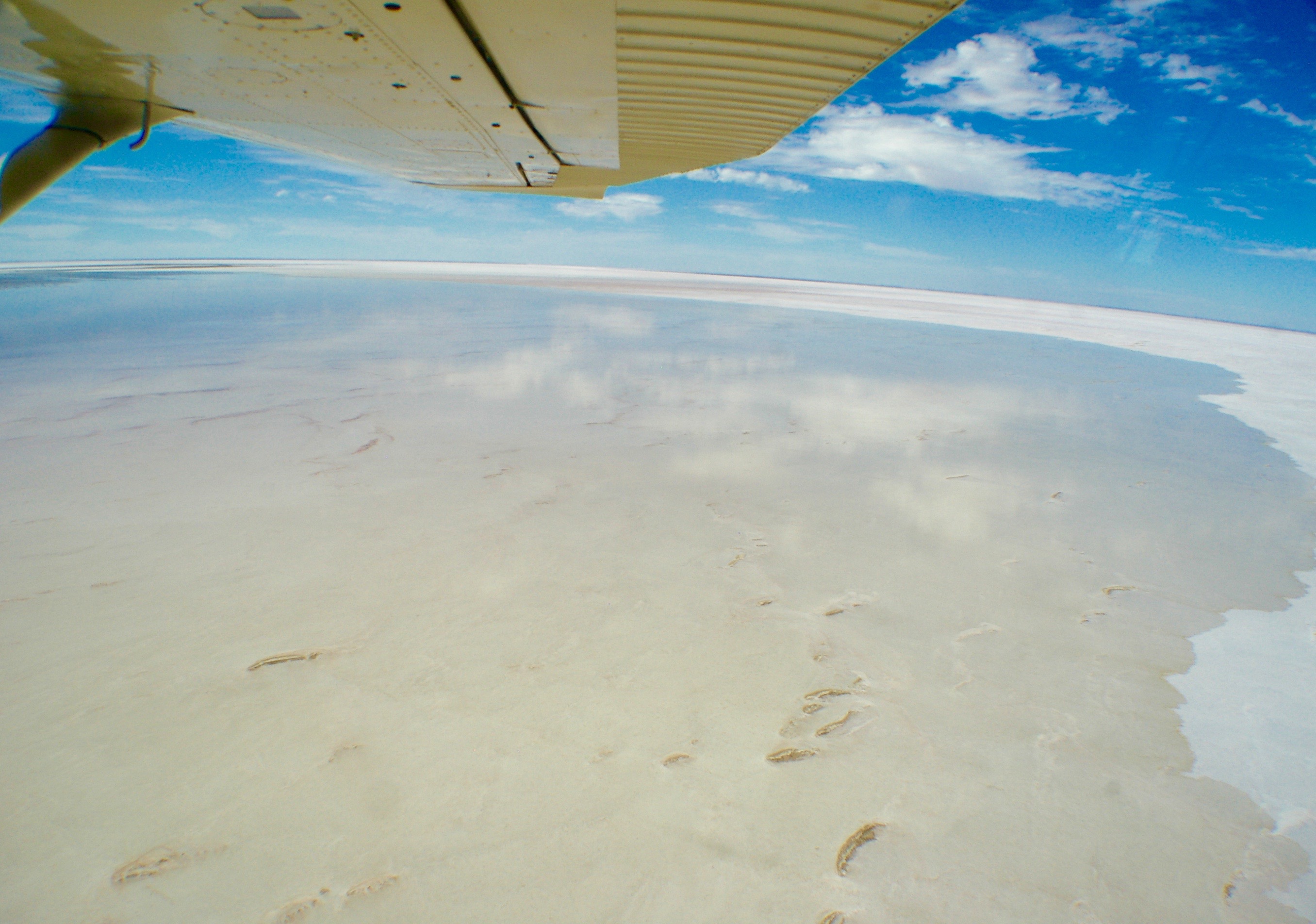 Aerial Lake Eyre -® Melinda Barlow