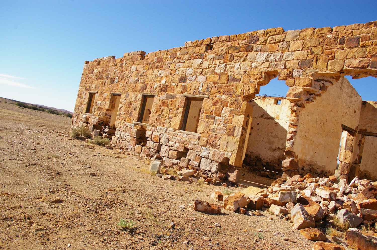 Station building ruins -® Melinda Barlow