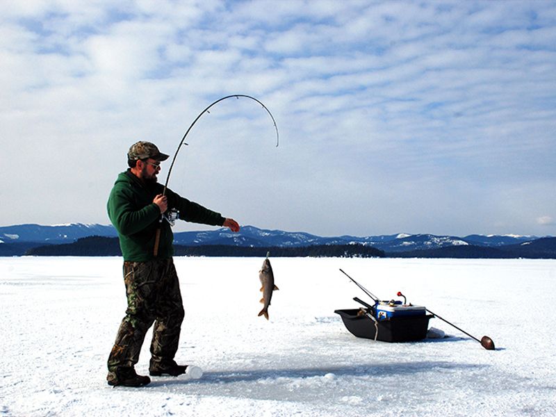 ice fishing