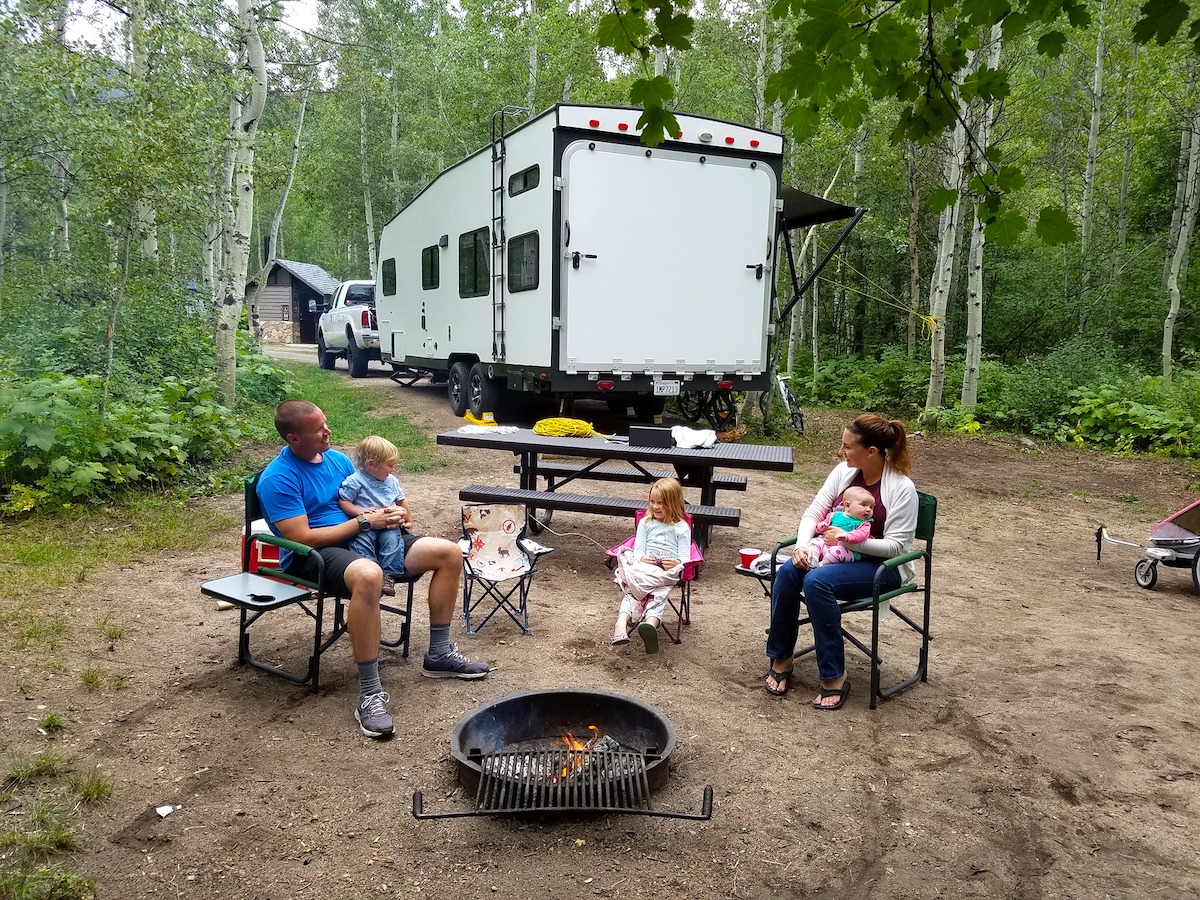 family rv camping