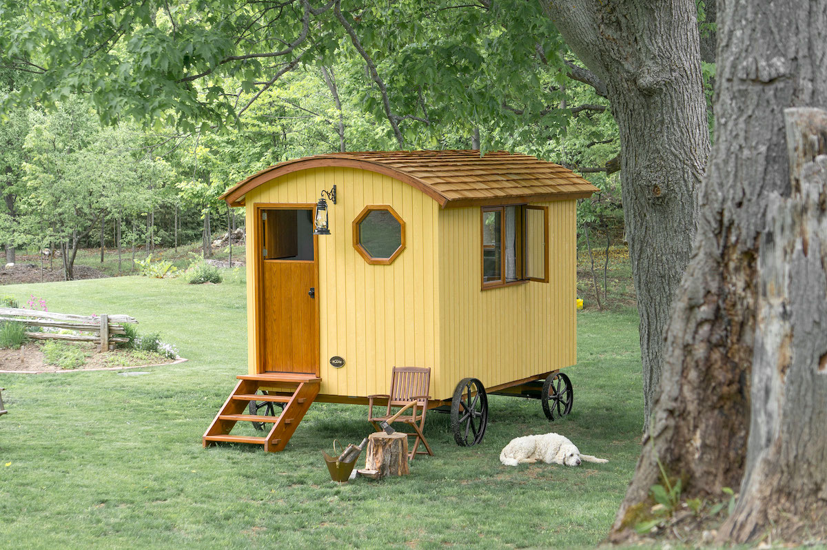 shepherd hut garden mobile home wagon for sale